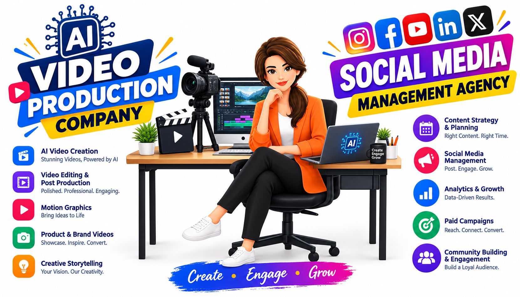 AI Video and Social Media Agency